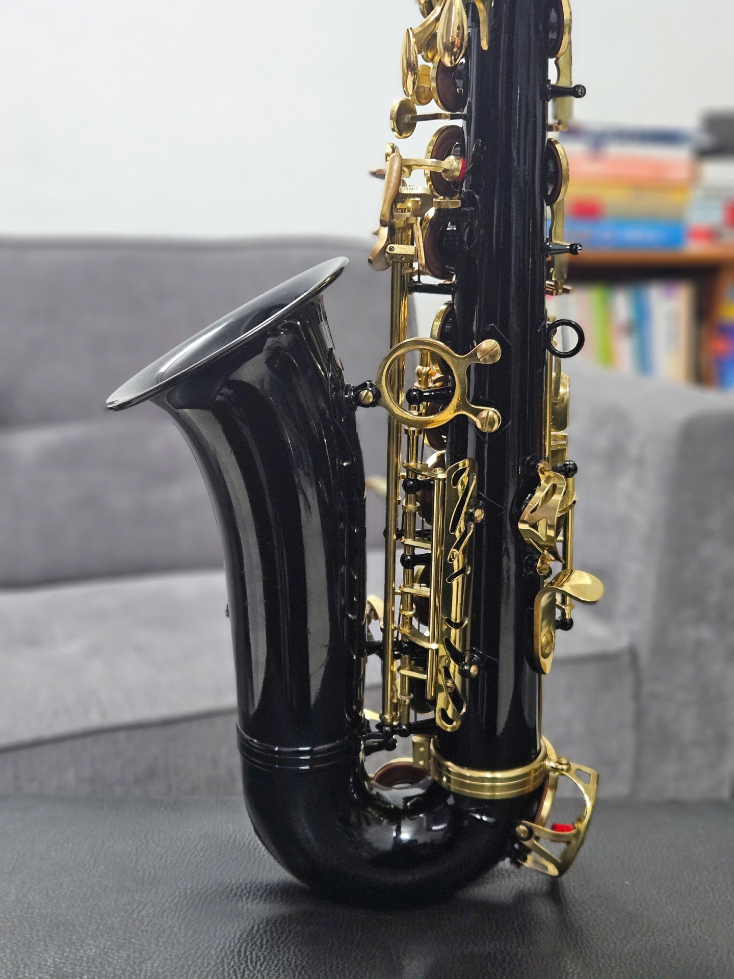 Kèn Alto Saxophone Soleil (Màu Đen - Key Vàng)