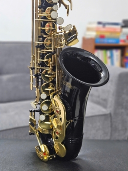 Kèn Alto Saxophone Soleil (Màu Đen - Key Vàng)